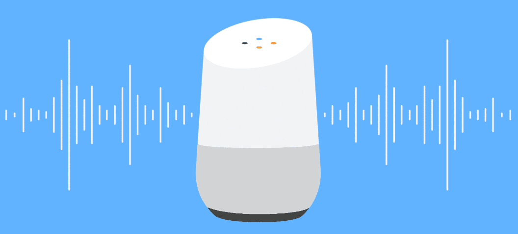 Voice search with Google Nest device